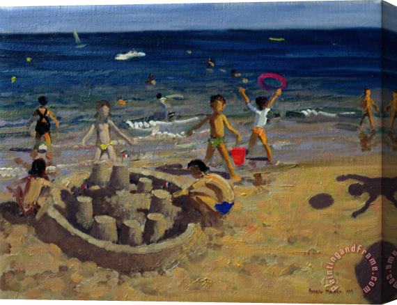 Andrew Macara Sandcastle Stretched Canvas Print / Canvas Art