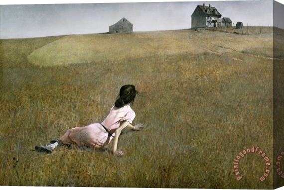 andrew wyeth Christina's World 1948 Stretched Canvas Painting / Canvas Art