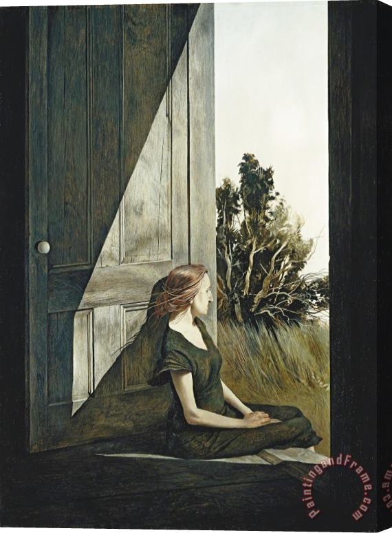 andrew wyeth Christina Olson, 1947 Stretched Canvas Painting / Canvas Art