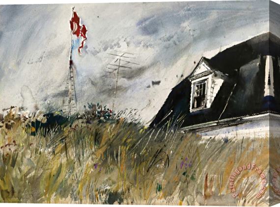 andrew wyeth Marshall Point 1947 Stretched Canvas Painting / Canvas Art
