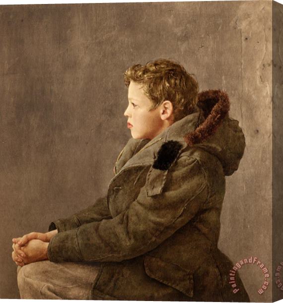 andrew wyeth Nicholas, 10 Years Old Stretched Canvas Painting / Canvas Art