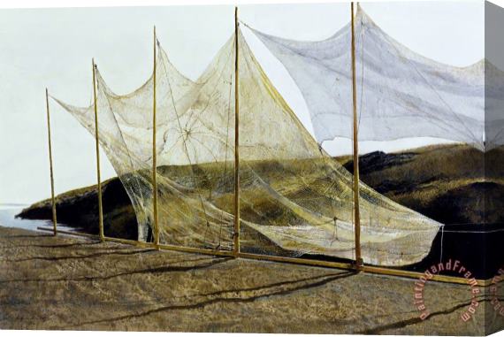 andrew wyeth Pentecost, 1989 Stretched Canvas Painting / Canvas Art