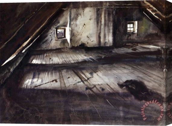 andrew wyeth The Attic Stretched Canvas Print / Canvas Art