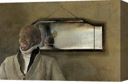 1984 Canvas Prints - Turtleneck 1984 by andrew wyeth