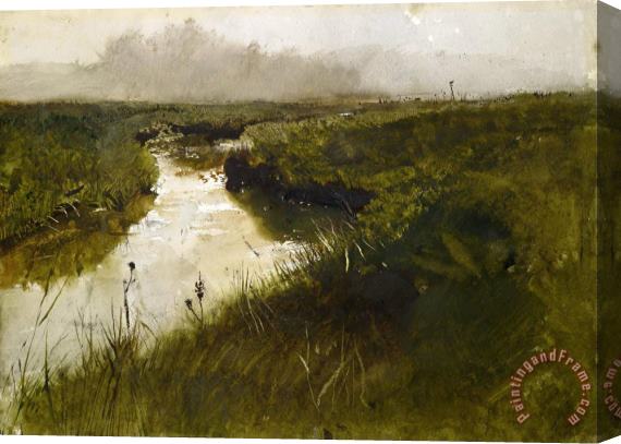 andrew wyeth Wessaweskeag 1962 Stretched Canvas Painting / Canvas Art