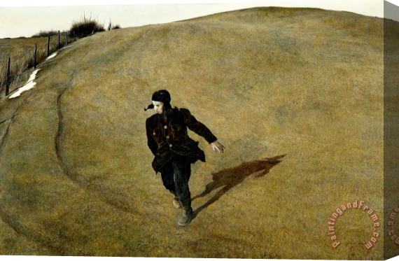 andrew wyeth Winter 1946 Stretched Canvas Print / Canvas Art