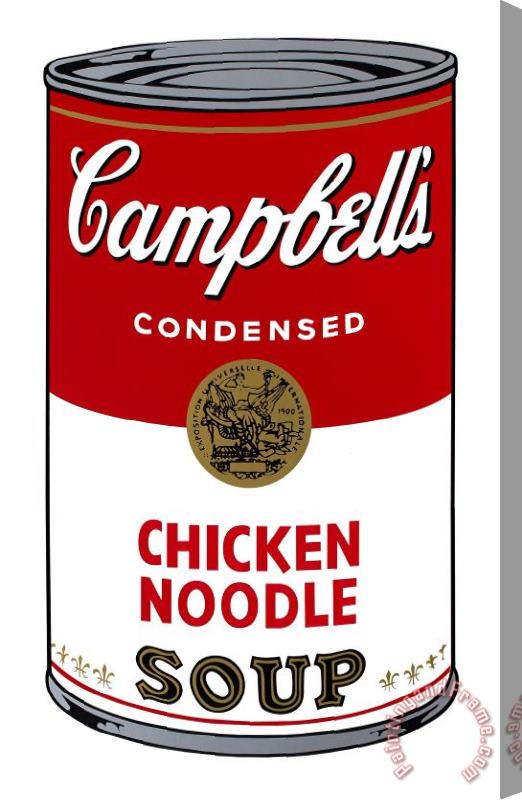 Andy Warhol Campbell S Soup I Chicken Noodle C 1968 Stretched Canvas Painting / Canvas Art