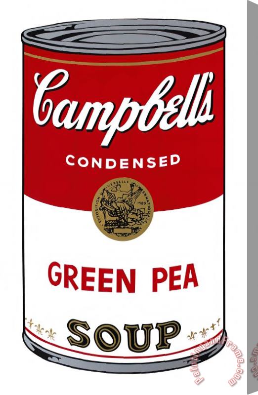 Andy Warhol Campbell S Soup I Green Pea C 1968 Stretched Canvas Painting / Canvas Art