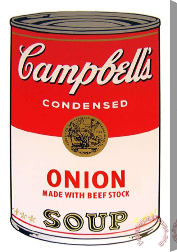 Andy Warhol Campbell S Soup Onion Stretched Canvas Painting / Canvas Art