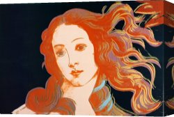1984 Canvas Prints - Details of Boticelli S Birth of Venus C 1984 by Andy Warhol