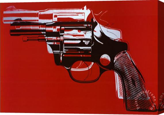 Andy Warhol Guns C 1981 82 Stretched Canvas Print / Canvas Art