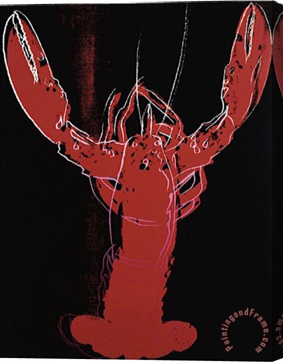 Andy Warhol Lobster C 1982 Stretched Canvas Painting / Canvas Art