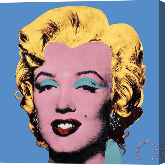 Andy Warhol Shot Blue Marilyn 1964 Stretched Canvas Print / Canvas Art