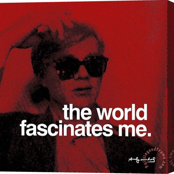 Andy Warhol The World Stretched Canvas Print / Canvas Art