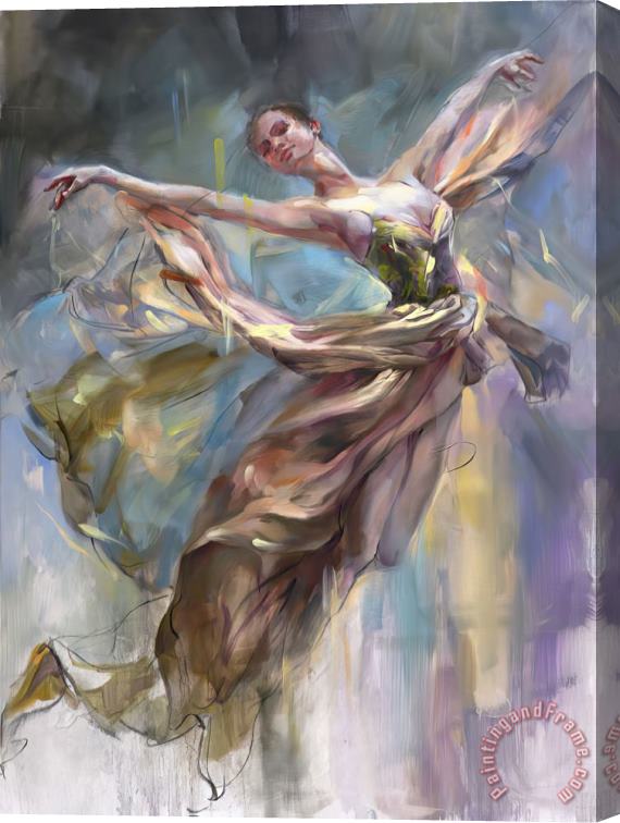 Anna Razumovskaya Dragonfly Stretched Canvas Painting / Canvas Art