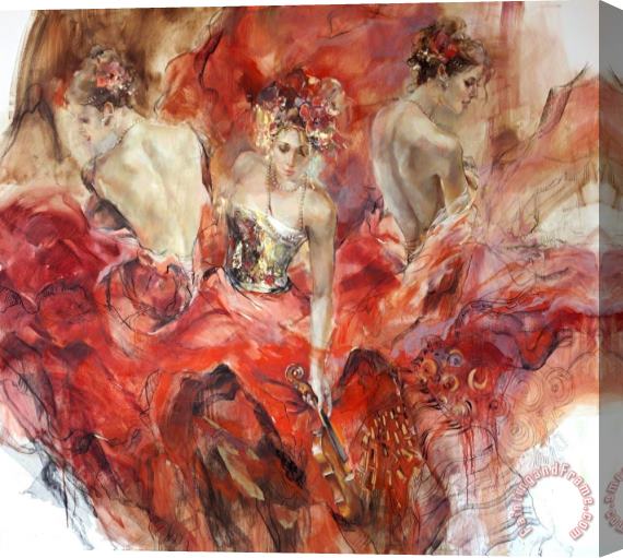 Anna Razumovskaya Past, Present, Future Stretched Canvas Painting / Canvas Art
