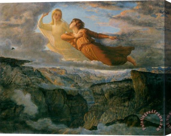 Anne Francois Louis Janmot The Poem of The Soul The Ideal Stretched Canvas Painting / Canvas Art