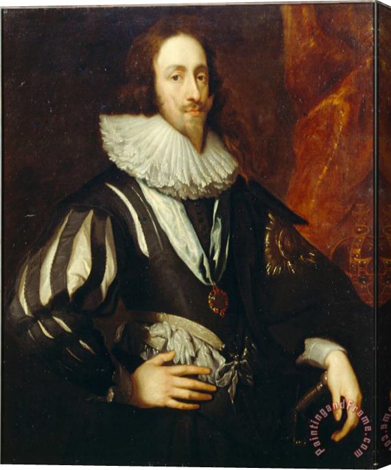 Anthonie Van Dyck Charles I Stretched Canvas Painting / Canvas Art