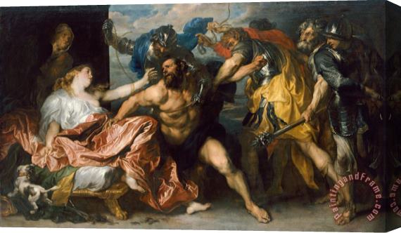Anthonie Van Dyck Samson And Delilah Stretched Canvas Painting / Canvas Art