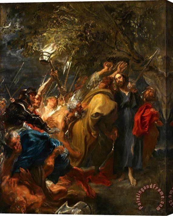 Anthonie Van Dyck The Betrayal of Christ Stretched Canvas Painting / Canvas Art