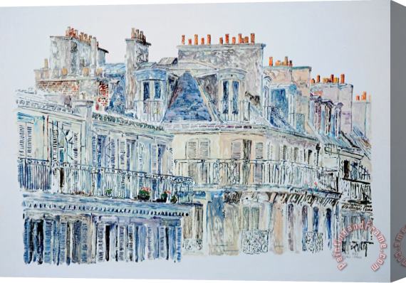 Anthony Butera Rue Du Rivoli Paris Stretched Canvas Painting / Canvas Art