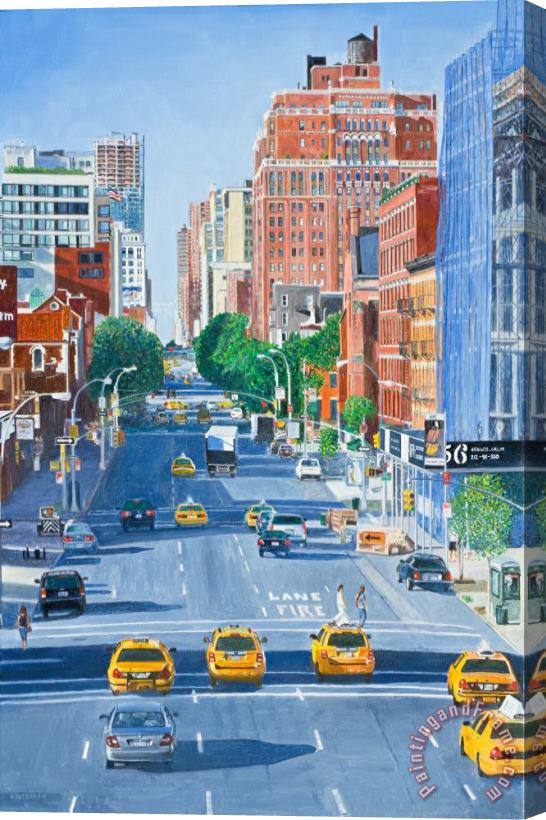 Anthony Butera View From Highline New York City Stretched Canvas Print / Canvas Art