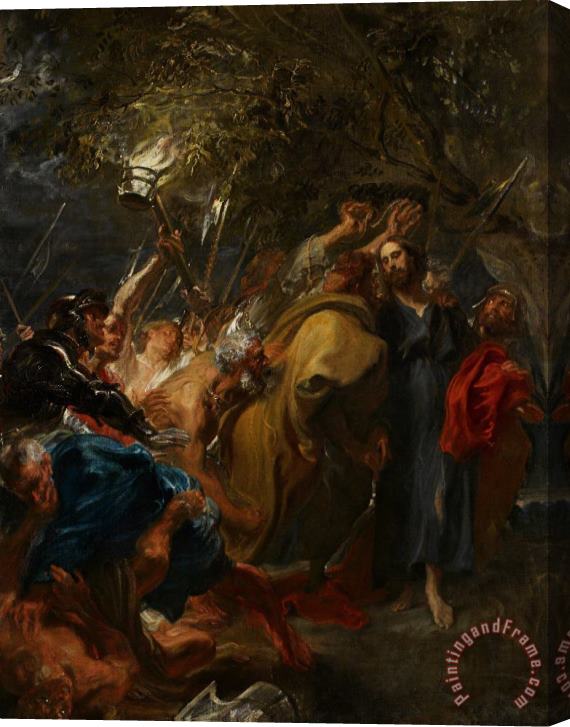 Anthony van Dyck The Betrayal Of Christ Stretched Canvas Painting / Canvas Art