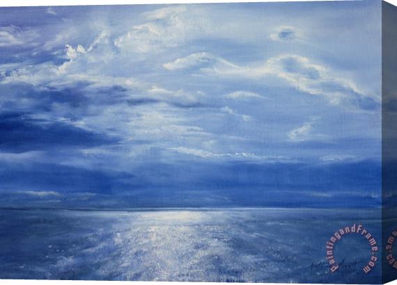Antonia Myatt Deep Blue Sea Stretched Canvas Print / Canvas Art