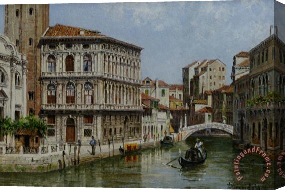 Antonietta Brandeis Piazza St Marco Venice Stretched Canvas Print / Canvas Art