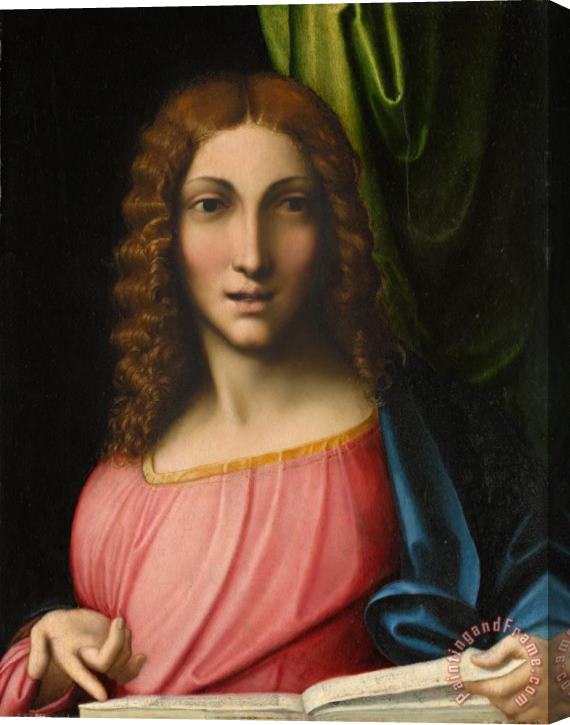 Antonio Allegri Correggio Salvator Mundi Stretched Canvas Painting / Canvas Art