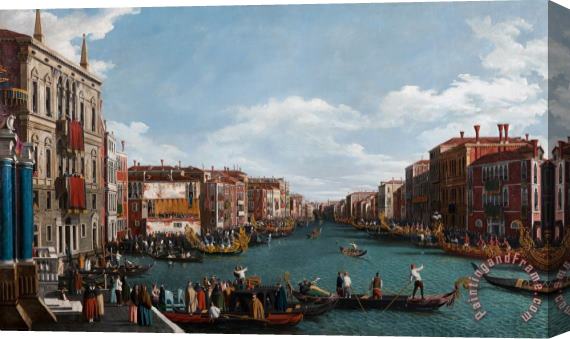 Antonio Canaletto The Grand Canal At Venice Stretched Canvas Painting / Canvas Art