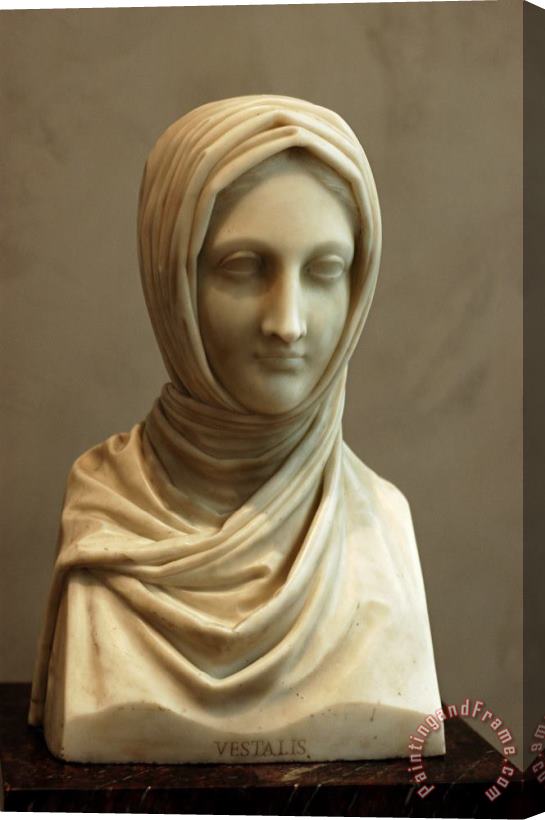 Antonio Canova Bust of a Vestal Virgin Stretched Canvas Painting / Canvas Art