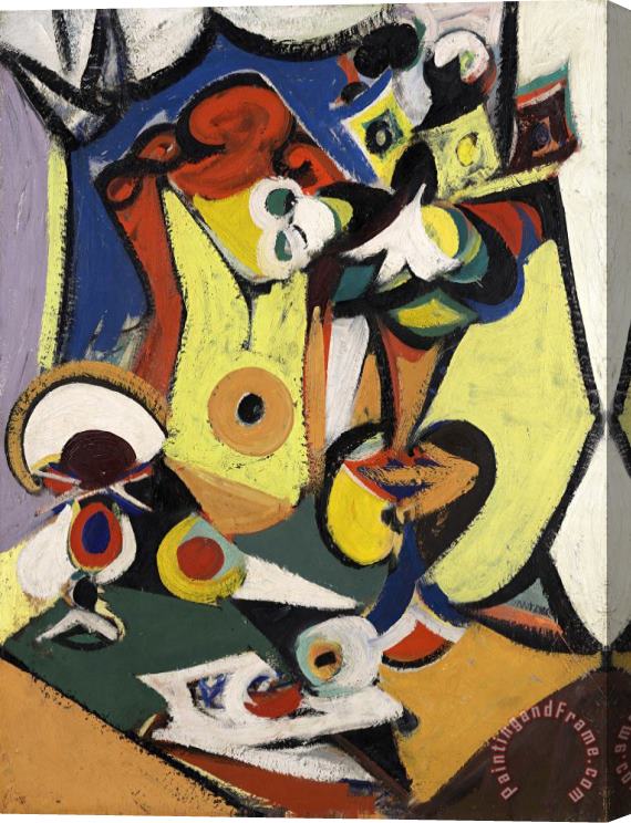 Arshile Gorky Composition (still Life) Stretched Canvas Painting / Canvas Art