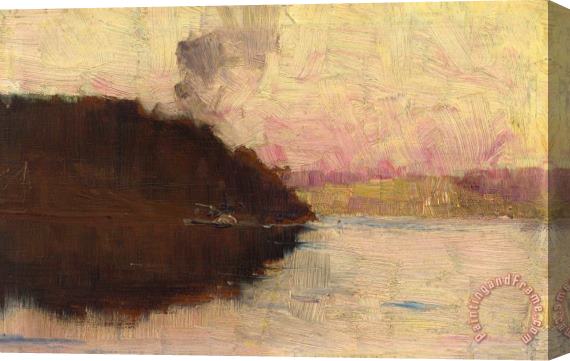Arthur Streeton The Point, Sunset Stretched Canvas Print / Canvas Art