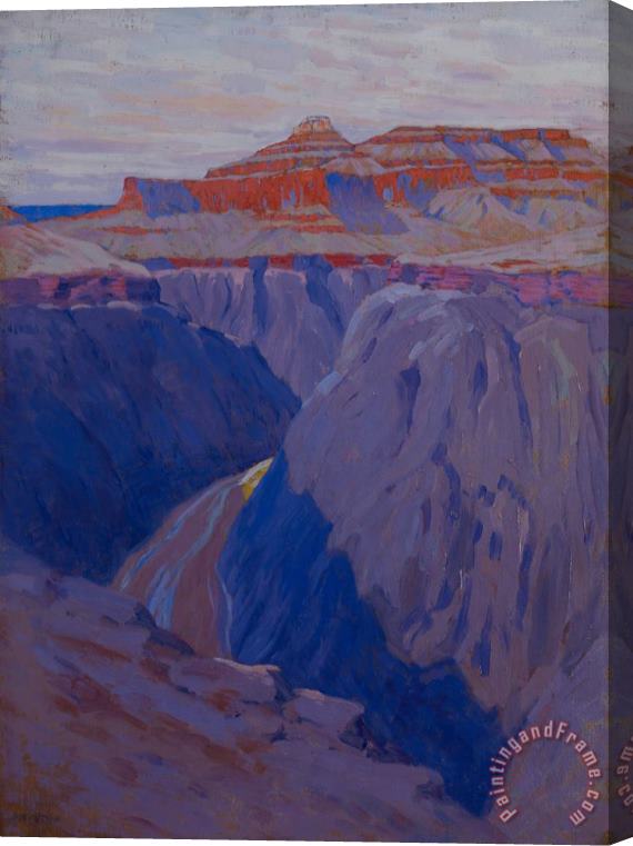 Arthur Wesley Dow The Destroyer Stretched Canvas Print / Canvas Art
