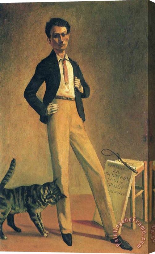 Balthasar Klossowski De Rola Balthus The King of Cats 1935 Stretched Canvas Painting / Canvas Art