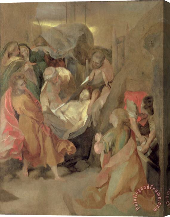 Barocci The Entombment Of Christ Stretched Canvas Print / Canvas Art