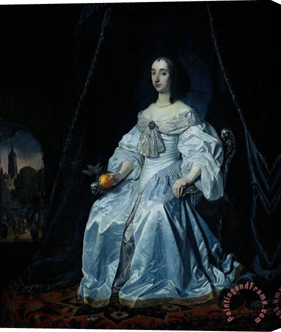 Bartholomeus Van Der Helst Princess Henrietta Mary Stuart Stretched Canvas Print / Canvas Art