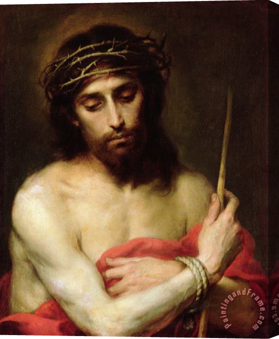 Bartolome Esteban Murillo Christ The Man Of Sorrows Stretched Canvas Painting / Canvas Art