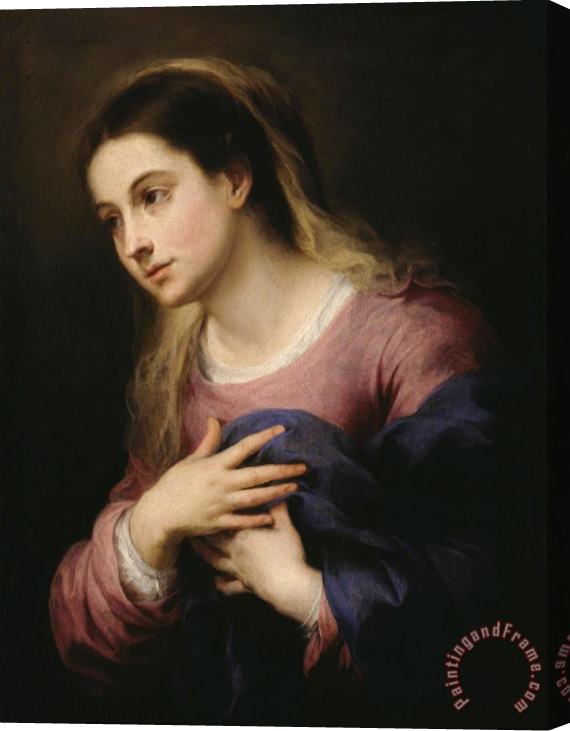 Bartolome Esteban Murillo The Virgin of The Annunciation Stretched Canvas Print / Canvas Art