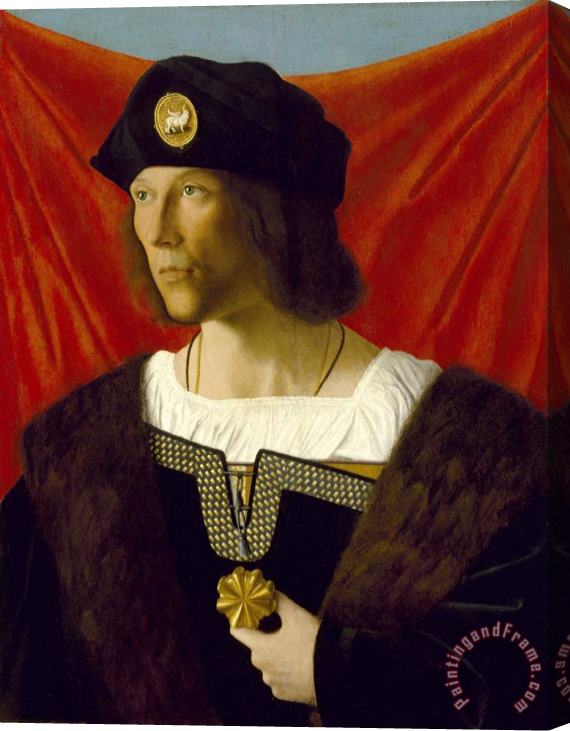 Bartolomeo Veneto Portrait of a Man Stretched Canvas Painting / Canvas Art