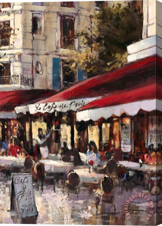 brent heighton Avenue Des Champs Elysees 2 Stretched Canvas Print / Canvas Art