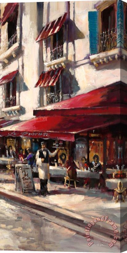 brent heighton Cafe Toulouse Stretched Canvas Painting / Canvas Art