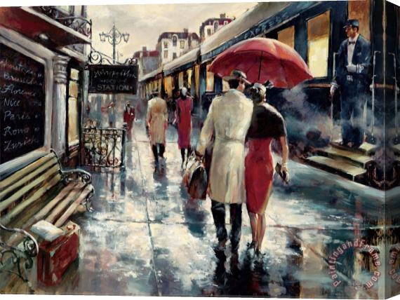 brent heighton Metropolitan Station Stretched Canvas Painting / Canvas Art