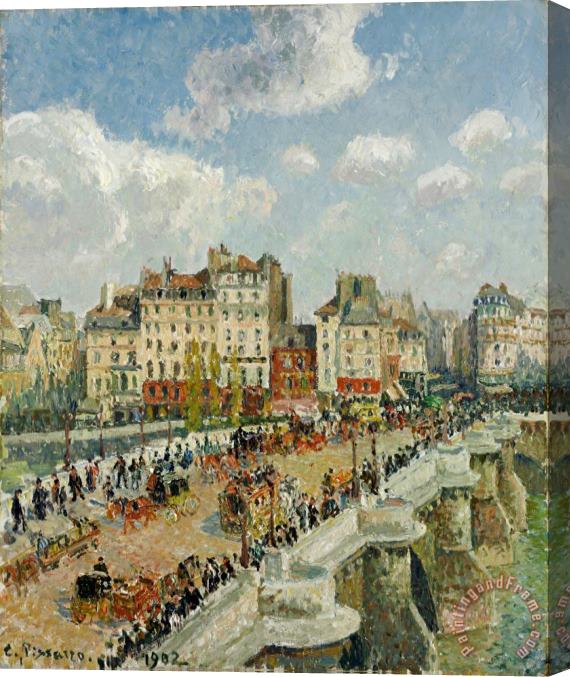Camille Pissarro The Pont Neuf Stretched Canvas Painting / Canvas Art