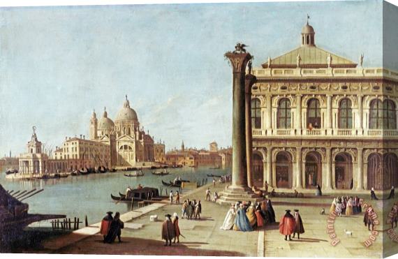 Canaletto Entrance to Grand Canal, Venice Stretched Canvas Print / Canvas Art