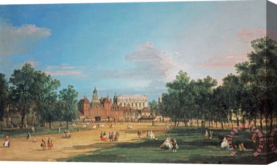 Canaletto London: The Old Horse Guards And The Banqueting Hall Stretched Canvas Painting / Canvas Art