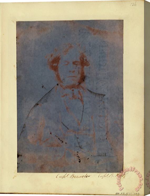 Capt. Henry Craigie Brewster (self Portrait of Henry Craigie Brewster) Stretched Canvas Print / Canvas Art