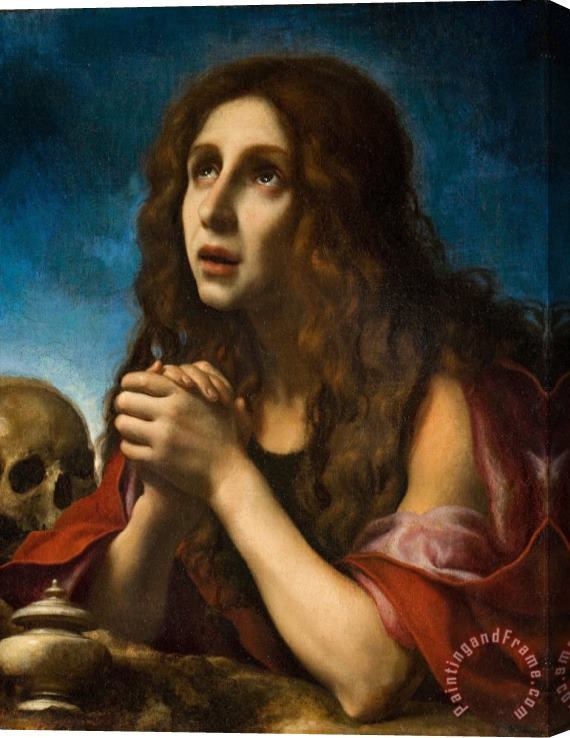 Carlo Dolci The Penitent Magdalen Stretched Canvas Painting / Canvas Art