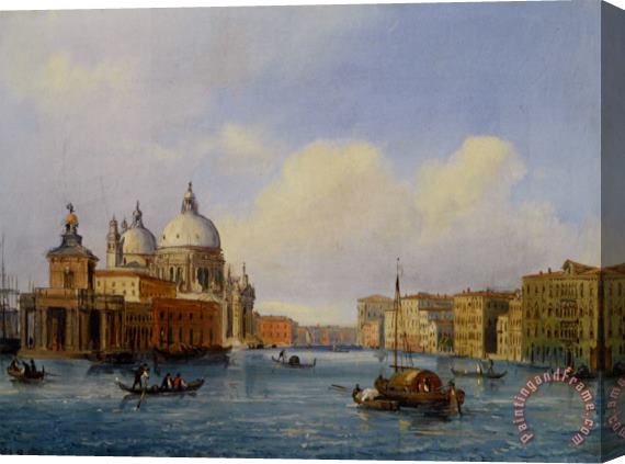 Carlo Grubacs Santa Maria Della Salute Venice Stretched Canvas Painting / Canvas Art